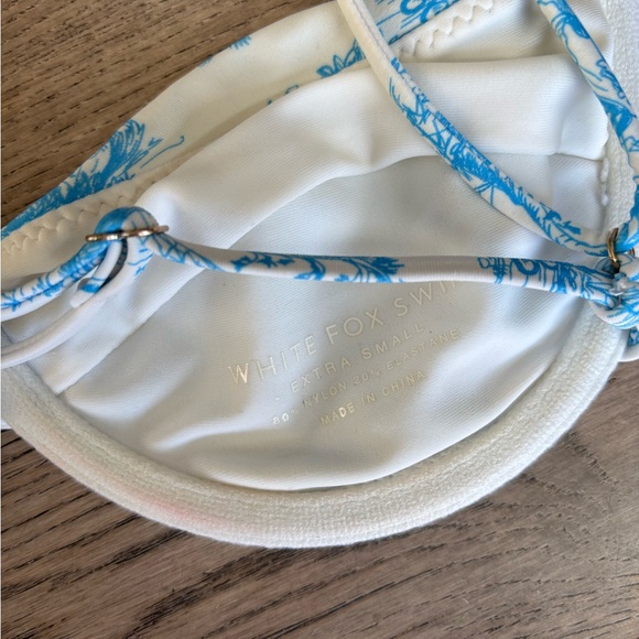 White Fox Boutique More Than A Dream Bikini Top Cerulean XS - Picture 4 of 7
